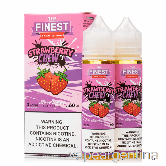 Masticable De Fresa - La Edición De Caramelos Más Finos - 120ml 3mg Vape Descartable